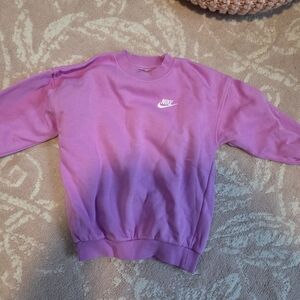 Nike Girls Purple Crewneck Sweatshirt